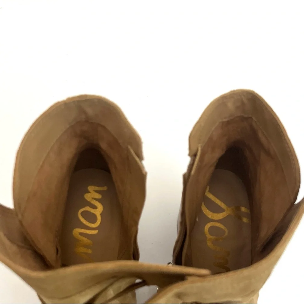 Sam Edelman | Pointed Toe | Block Heels | Zip Ankle Boots